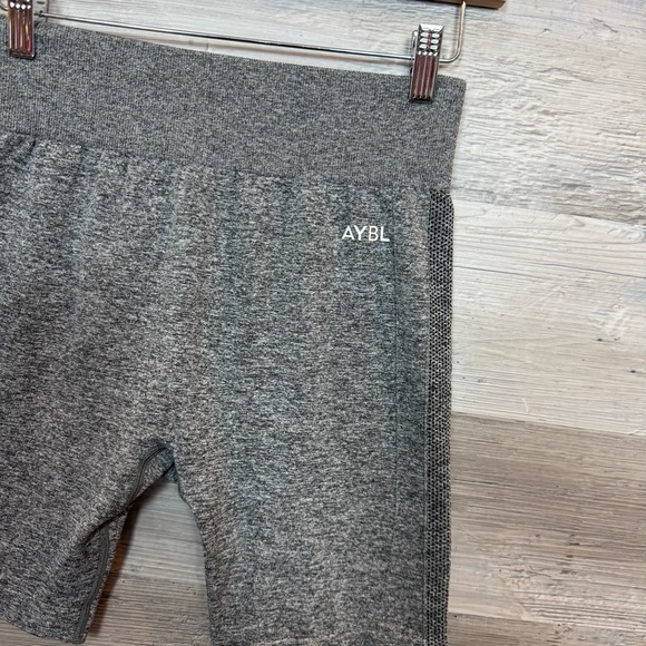 AYBL Empower Seamless Shorts - Black Marl - Size Large - Picture 9 of 14